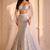 White Heavy Sequin Mermaid Cut Lehenga with Sweetheart Neck Blouse
