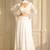 Pearl White All-over Sequin Work Straight Cut Lehenga with Full Sleeve Blouse