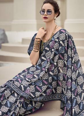 Multicolor pure mal mal silk saree 3