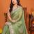 P.c sitara silk embroidery work saree with unstitched gota patti blouse – rich tone designer saree