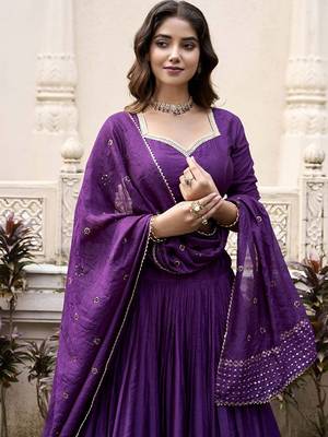Ready To Wear Lehenga & Unstitched Blouse With Dupatta Free Size Upto 42 2