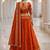 Embroidered Thread Work Semi-Stitched Lehenga & Blouse With Dupatta Free Size Upto 42