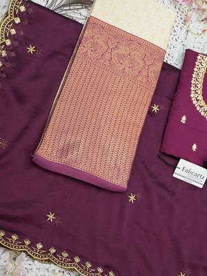Embroidered Semi-Stitched Lehenga & Blouse With Dupatta Free Size Upto 42 4