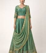 Embroidered Ready To Wear With Dupatta Free Size Upto 42