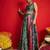 Printed Sequinned Ready To Wear Lehenga Choli Free Size Upto 42