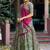 Printed Foil Print Ready To Wear Lehenga & Unstitched Blouse With Dupatta Free Size Upto 42