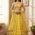 Embroidered Sequinned Semi-Stitched Lehenga & Unstitched Blouse With Dupatta Free Size Upto 42