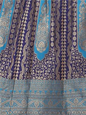 Ready To Wear Lehenga & Unstitched Blouse With Dupatta Free Size Upto 42 3