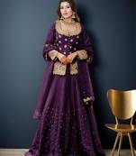 Embroidered Ready To Wear Lehenga & Blouse With Dupatta Free Size Upto 42