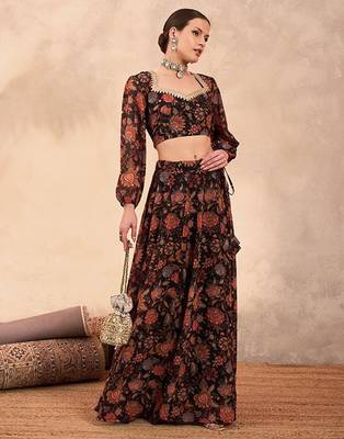 Printed Ready To Wear Lehenga & Free Size Upto 42 4