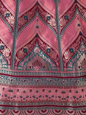 Ready To Wear Lehenga & Unstitched Blouse With Dupatta Free Size Upto 42 3