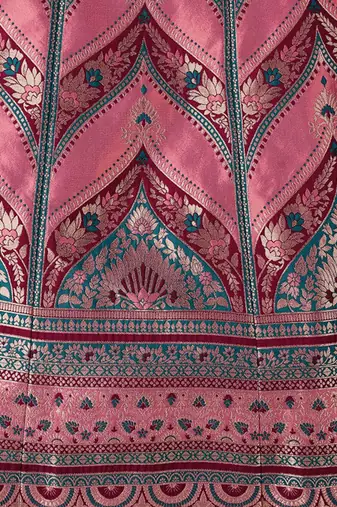 Ready To Wear Lehenga & Unstitched Blouse With Dupatta Free Size Upto 42