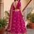 Embroidered Semi-Stitched Lehenga & Blouse With Dupatta Free Size Upto 42