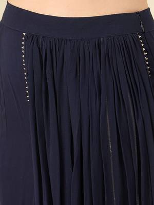 Printed Ready To Wear Lehenga & Blouse With Dupatta Free Size Upto 42 3