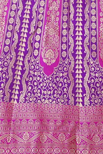 Ready To Wear Lehenga & Unstitched Blouse With Dupatta Free Size Upto 42