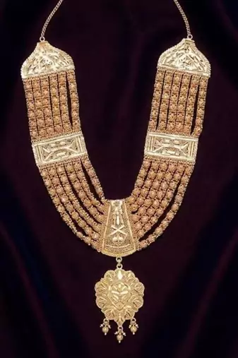 Multilayer Golden long necklace