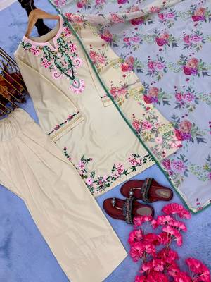  crepe farshi salwar kameez with printed dupatta party wear suit 4