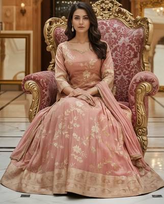 Floral Embroidered Lehenga Choli Free Size Upto 42 2