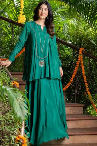 Women Embroidered Lehenga Choli Free Size Upto 42