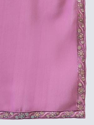 Embroidered Sequinned Semi-Stitched Lehenga & Unstitched Blouse With Dupatta Free Size Upto 42 4