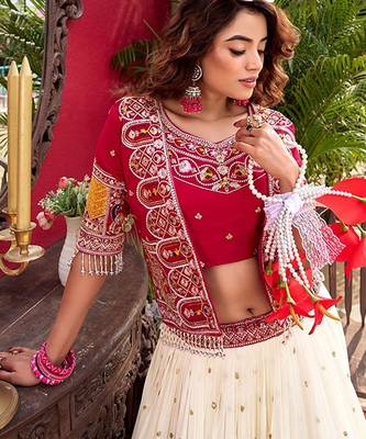 Semi-Stitched Lehenga & Ready To Wear Free Size Upto 42 3