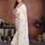 Mesmerizing white frendy chiffon multi sequins embroidered indian party wear saree
