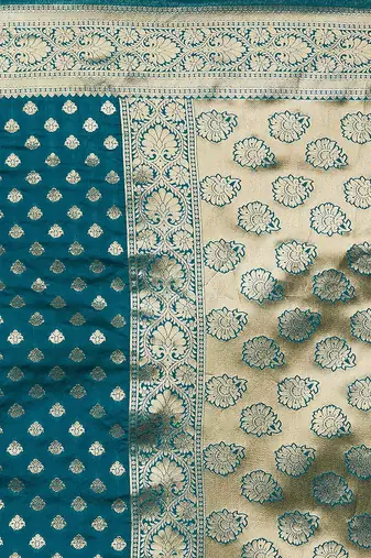 Morpeach Jacquard Silk Woven Rich Pallu Saree With Unstitch Blouse Piece