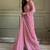 Delightful Pink Lace Border Silk Designer Salwar Suit
