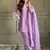 Lovable Lavender Swarovski Work Silk Festive Wear Salwar Suit