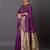 Purple Jacquard Silk Woven Rich Pallu Saree With Unstitch Blouse Piece