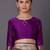 Purple Jacquard Silk Woven Rich Pallu Saree With Unstitch Blouse Piece
