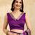 Purple Jacquard Silk Woven Rich Pallu Saree With Unstitch Blouse Piece