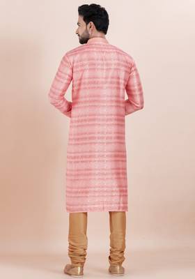 i color silky silk premium designer festive wear kurta trouser set 5