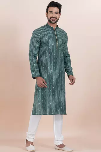 men’s traditional kurta pajama set