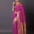 Pink Jacquard Silk Woven Rich Pallu Saree With Unstitch Blouse Piece
