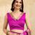 Pink Jacquard Silk Woven Rich Pallu Saree With Unstitch Blouse Piece