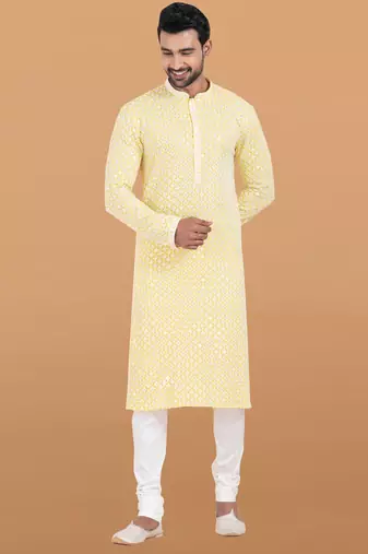men’s traditional kurta pajama set