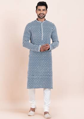 men’s traditional kurta pajama set 4