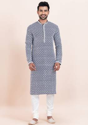 men’s traditional kurta pajama set 4