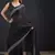 Black color two tone silk designer wedding saree for women