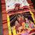 White Color  Digital printing Durga Pooja Work Silk Saree