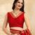 Jacquard Silk Woven Zari Work Red Traditional Ethnic Wear Saree With Unstitch Blouse Piece
