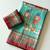 Teal  Color Digital printing Wok Silk Saree