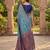 Blue Jacquard Silk Saree With Rich Zari Work Border With Unstitched Blouse Piece