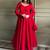 Amazeballs Red Thread Work Georgette Wedding Wear Anarkali Pant Suit