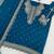 New georgette short salwar kameez pakistani style aqua blue