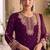 New georgette short salwar kameez pakistani style purple