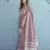 pink linen saree for women festive wear elegant ethnic wedding party saree