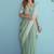 Sutriti mehendi green linen saree for women festive wear elegant ethnic party saree