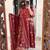 Women pure cotton floral print hand work cotton kurta with pant and dupatta 